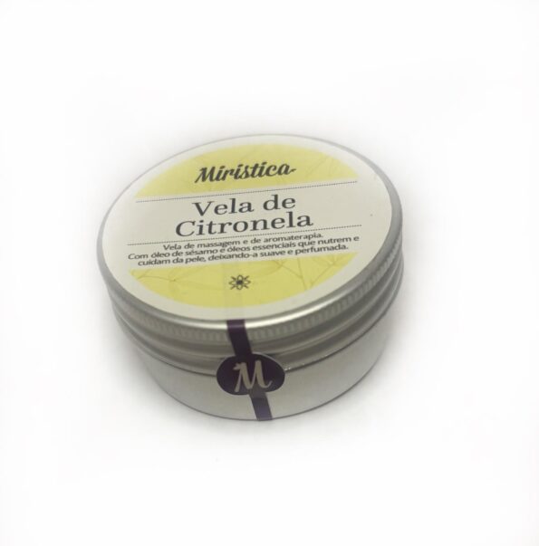 Vela Ecológica de Massagem de Citronela